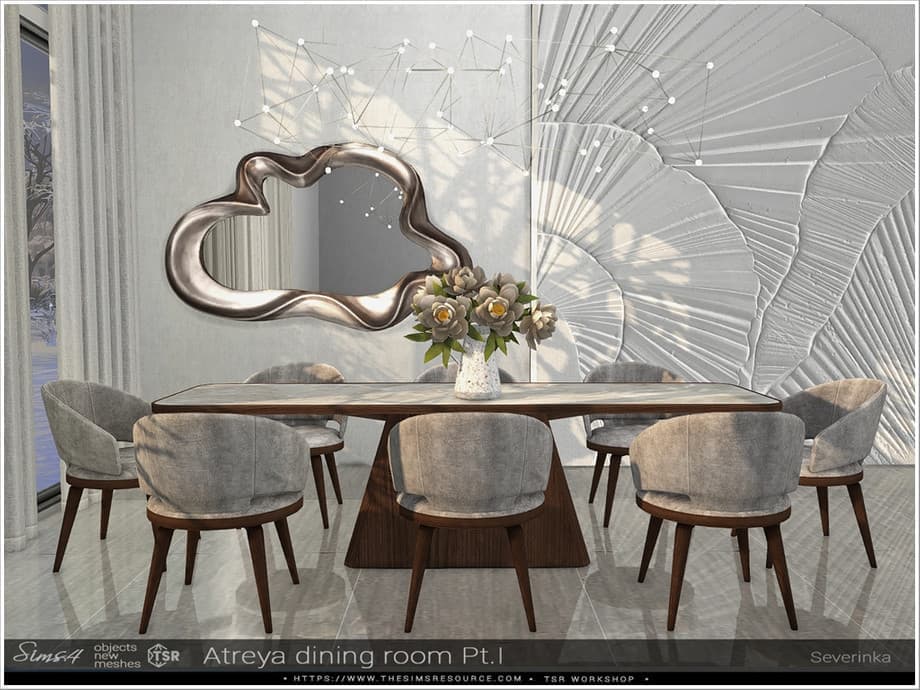 Набор для столовой Atreya dining room — кадр 2