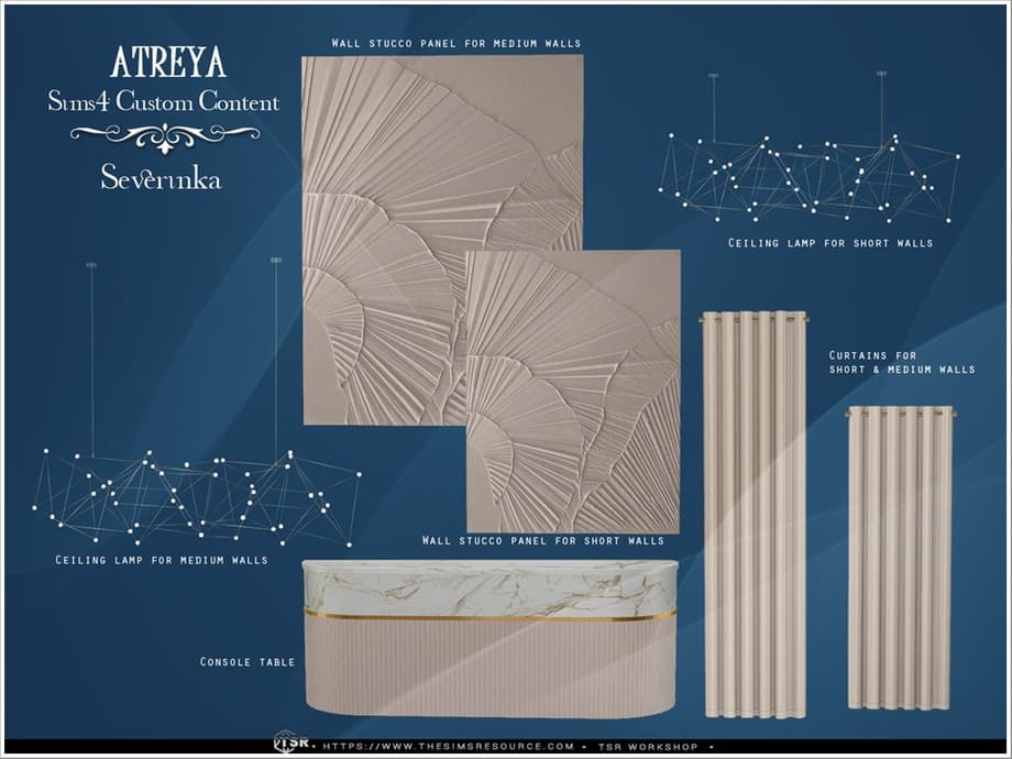 Набор для столовой Atreya dining room — кадр 4