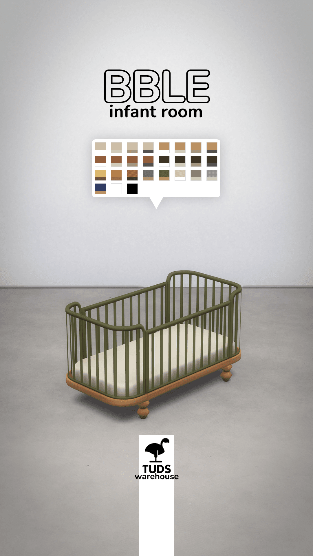 Набор мебели для детской BBLE - Infant Room — кадр 3