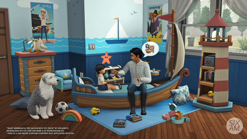 Детская мебель Baby Mermaid & The Sailor Boy — кадр 3