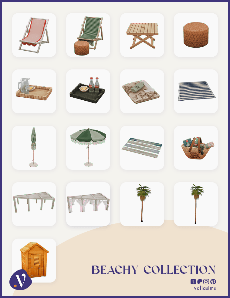 Коллекция пляжной мебели Beachy Collection — кадр 5