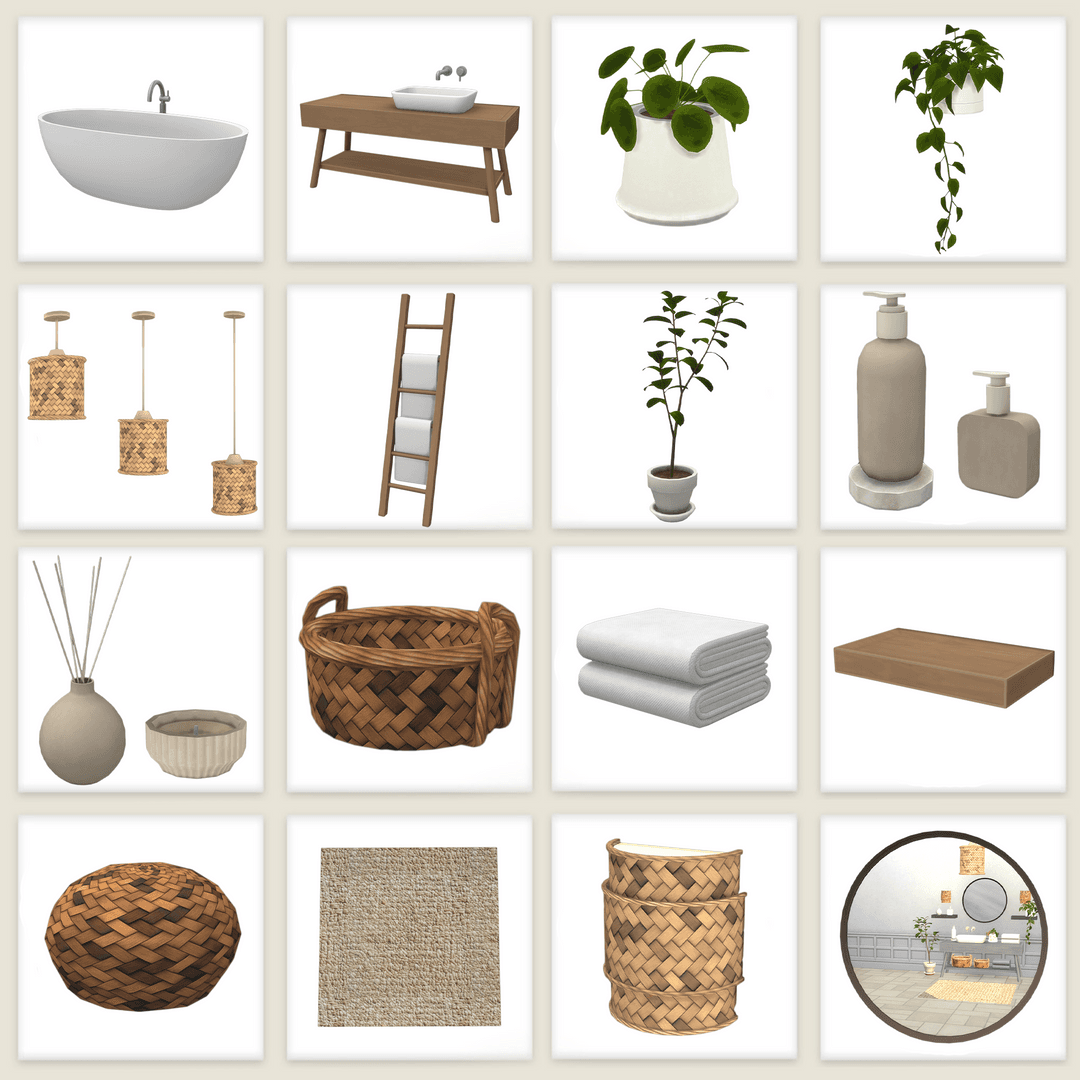 Набор для ванной Boho Bathroom — кадр 3