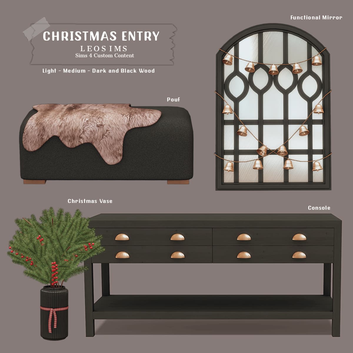 Сет для прихожей Christmas Entry — кадр 2