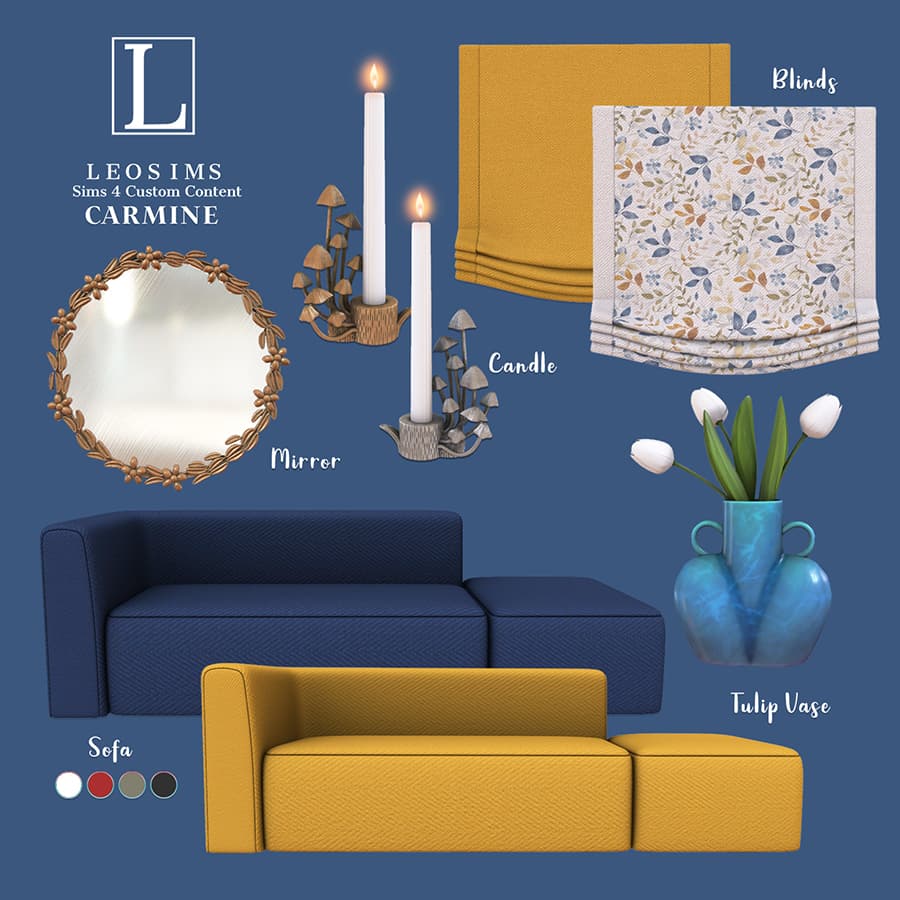 Скриншот мода Набор для гостиной Carmine