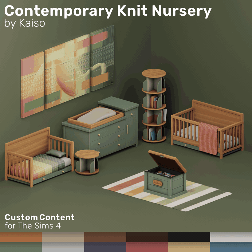 Мебель для детской Contemporary Knit Nursery