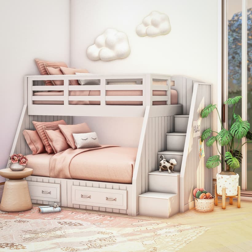 Двухъярусная кровать Cozy Kids Bunk Bed — кадр 2