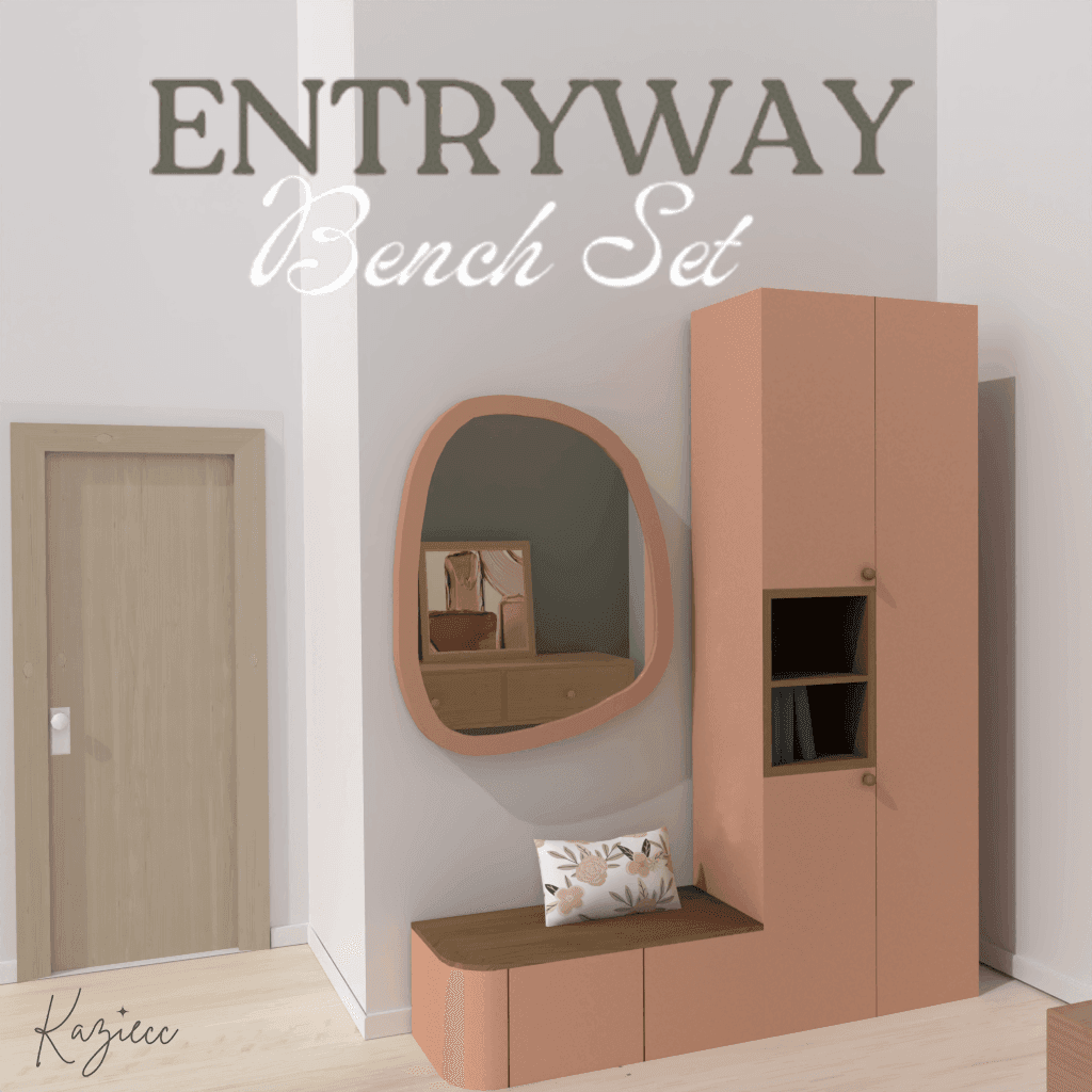 Набор для прихожей Entryway Bench Set — кадр 2
