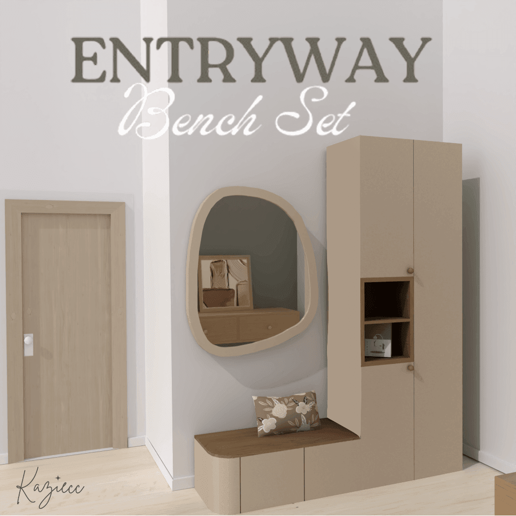Набор для прихожей Entryway Bench Set — кадр 3