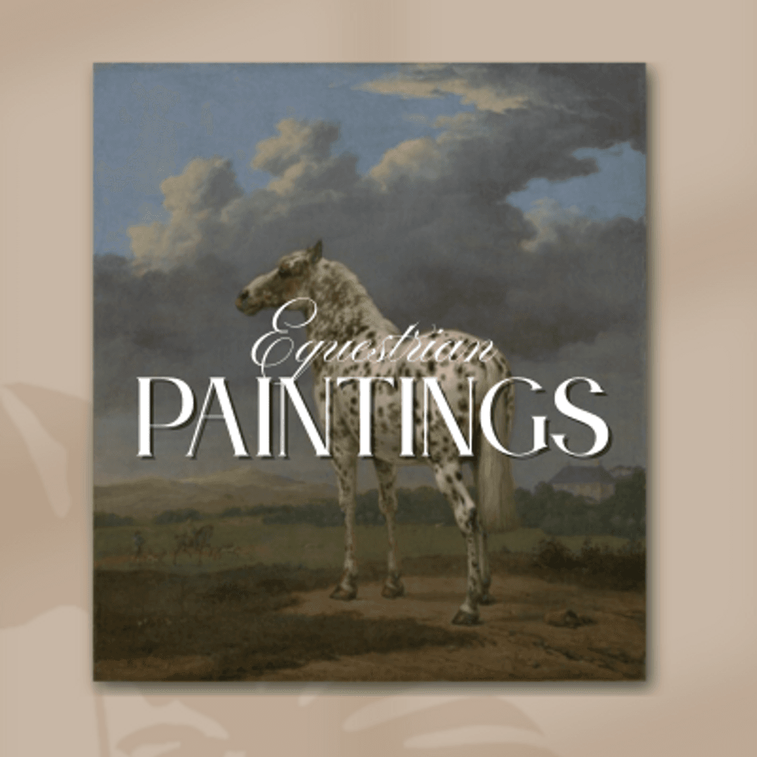 Картины Equestrian painting — кадр 5
