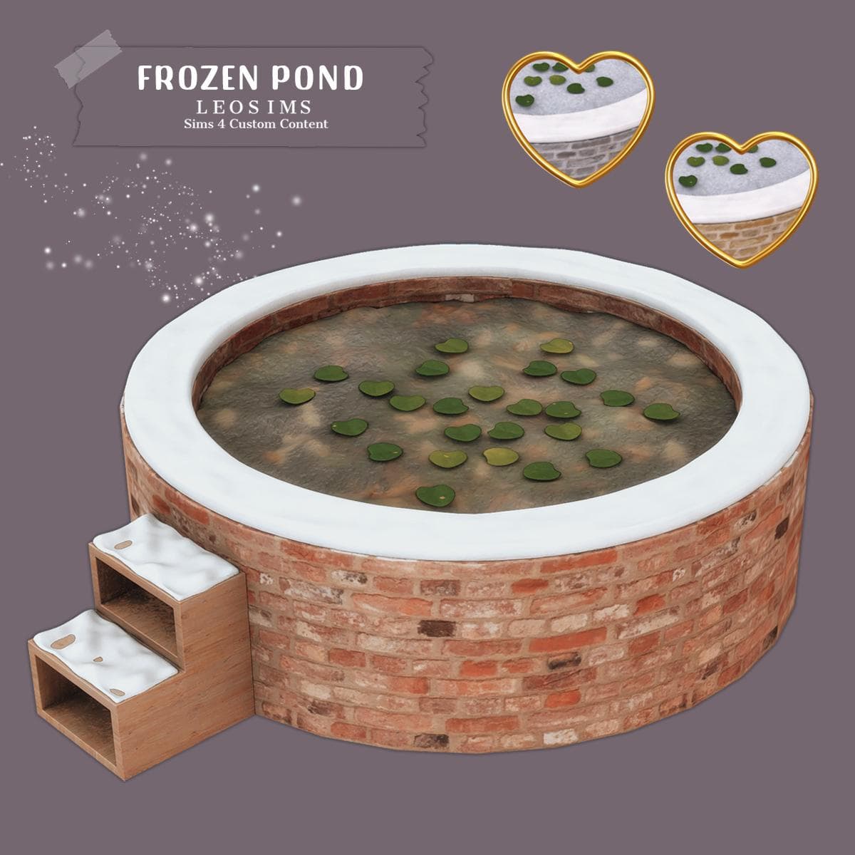 Замерзший пруд Frozen Pond