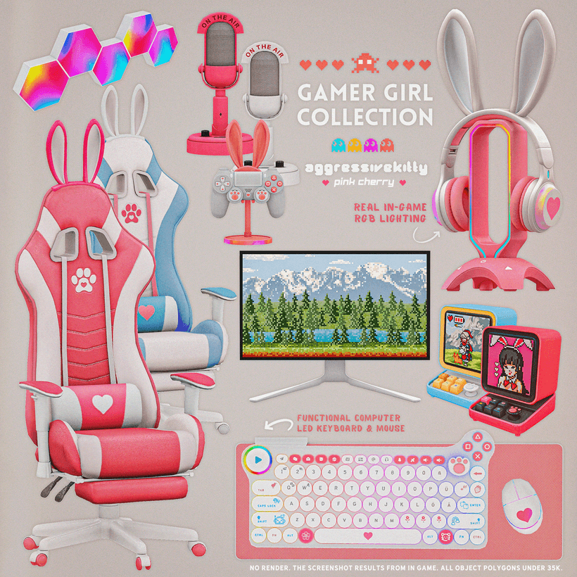 Сет для геймеров Gamer Girl — кадр 2