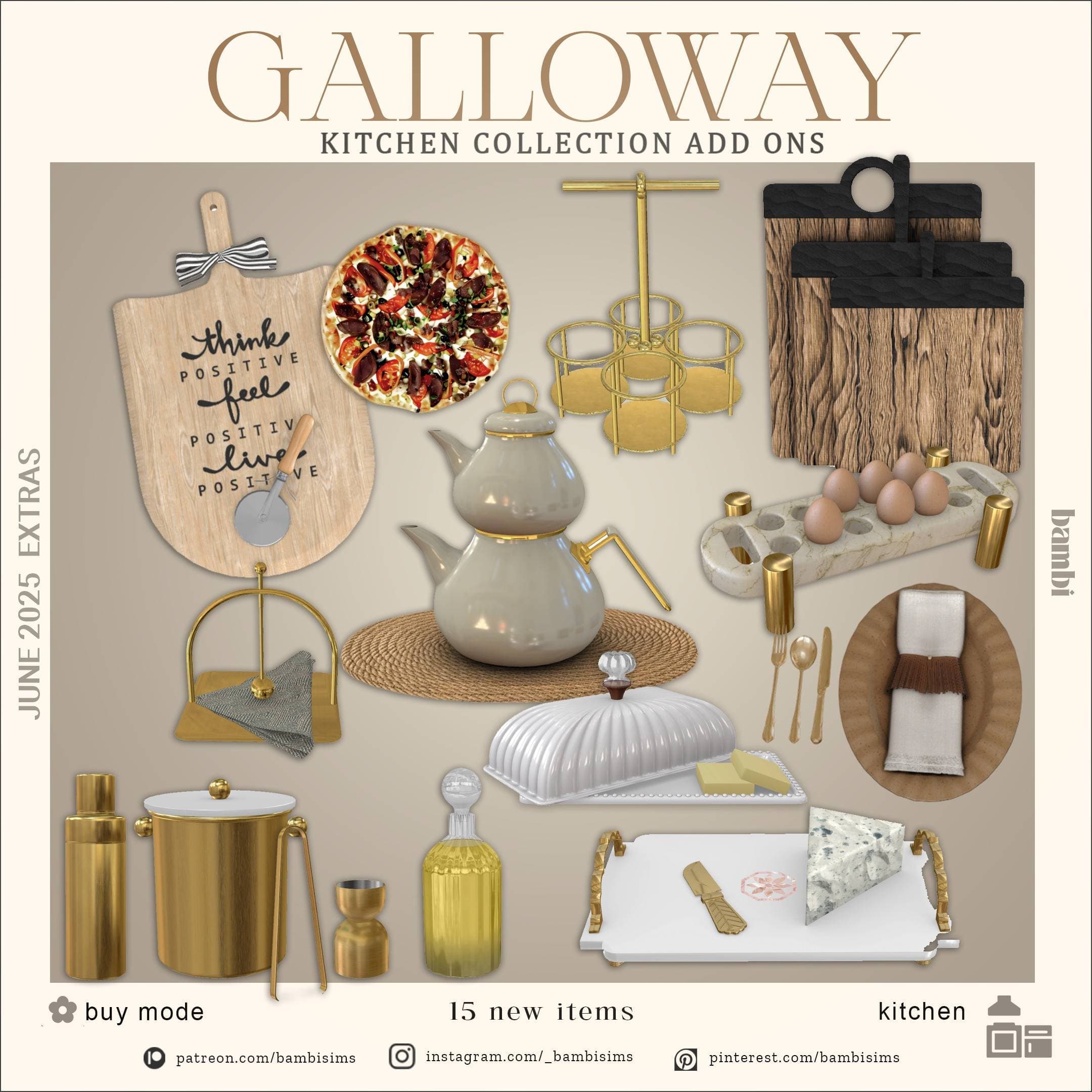 Набор декора Galloway Kitchen Add ons