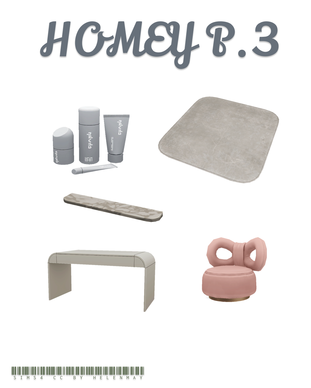 Набор для спальни Homey Part 3 — кадр 4