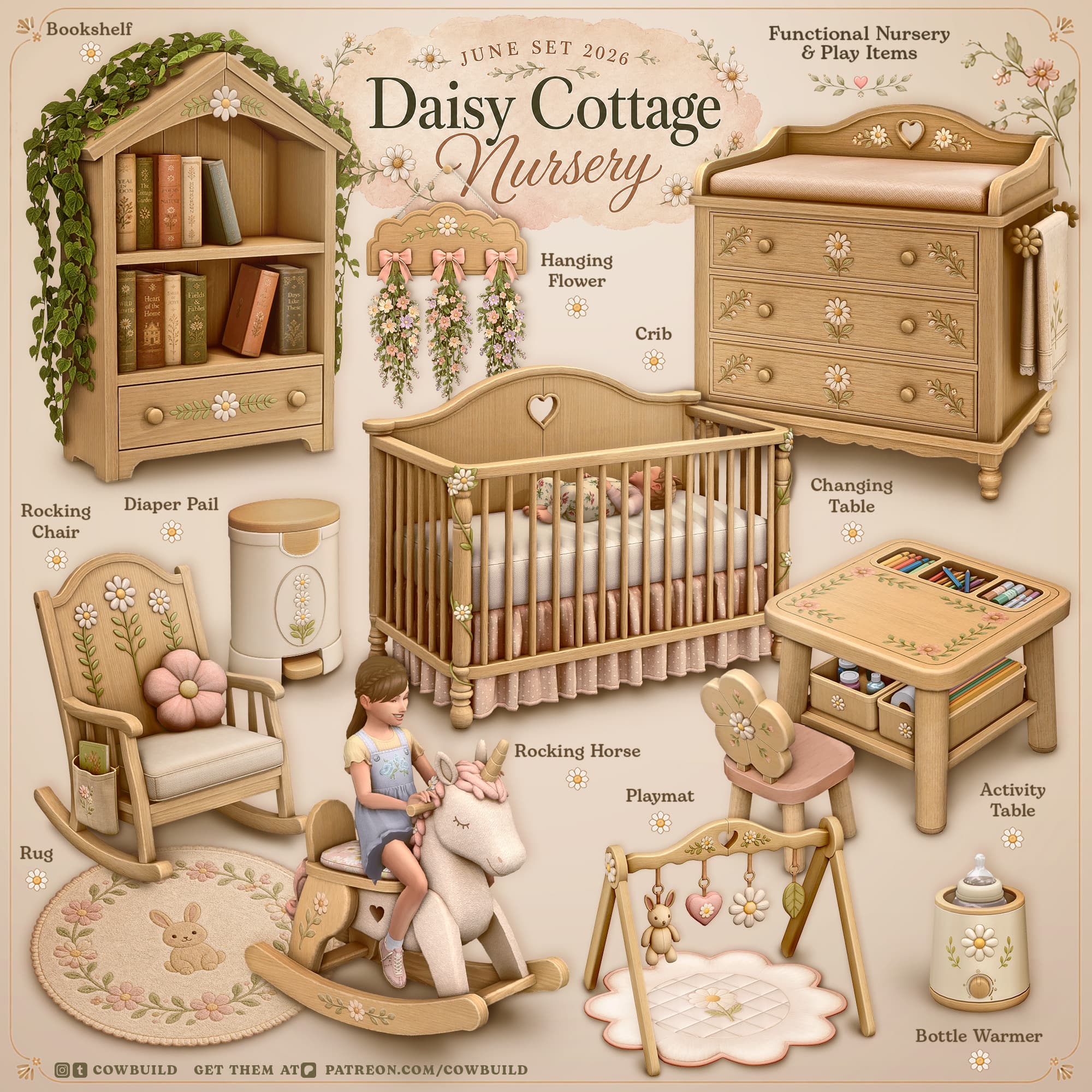 Набор для детской Daisy Cottage Nursery