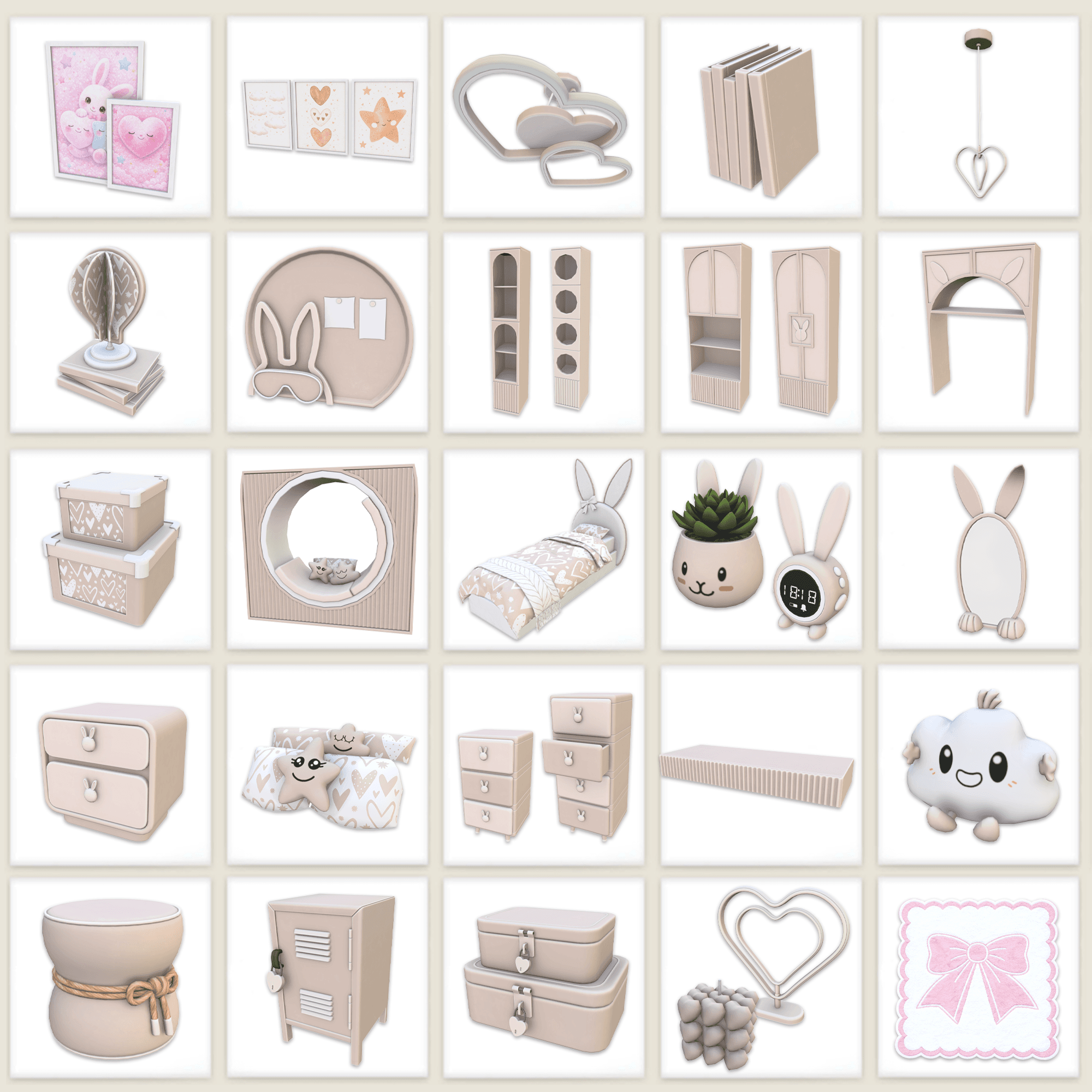 Набор для детской Kids Bunny Bedroom — кадр 2