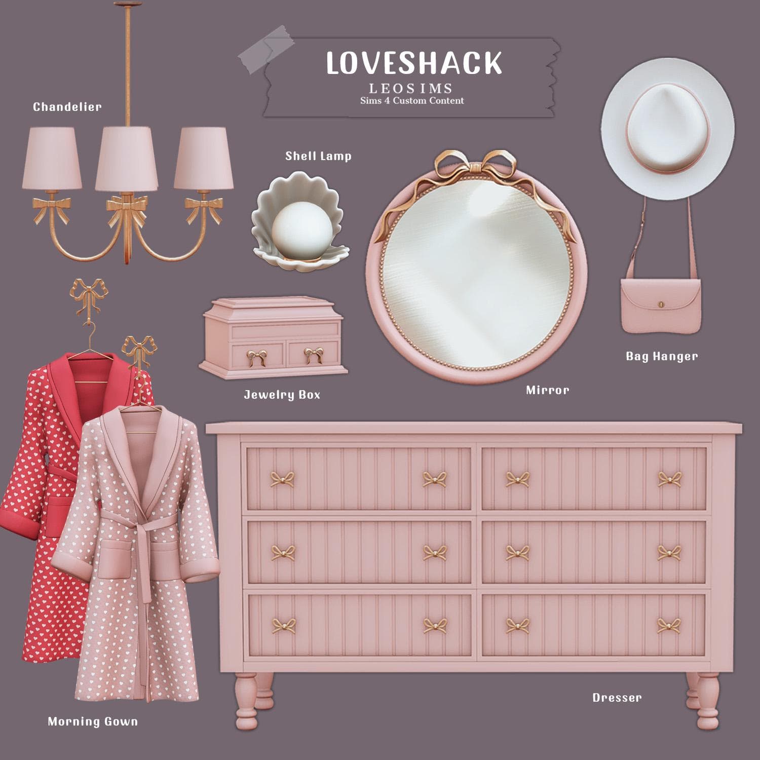 Сет мебели и декора LOVESHACK