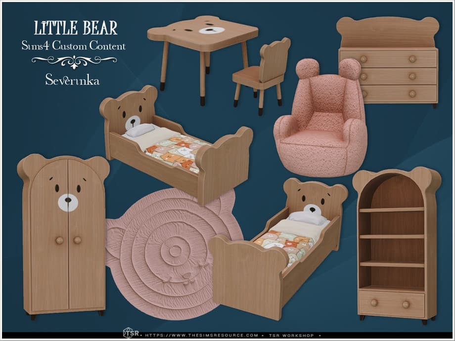Мебель для детской Little Bear kidsroom — кадр 4
