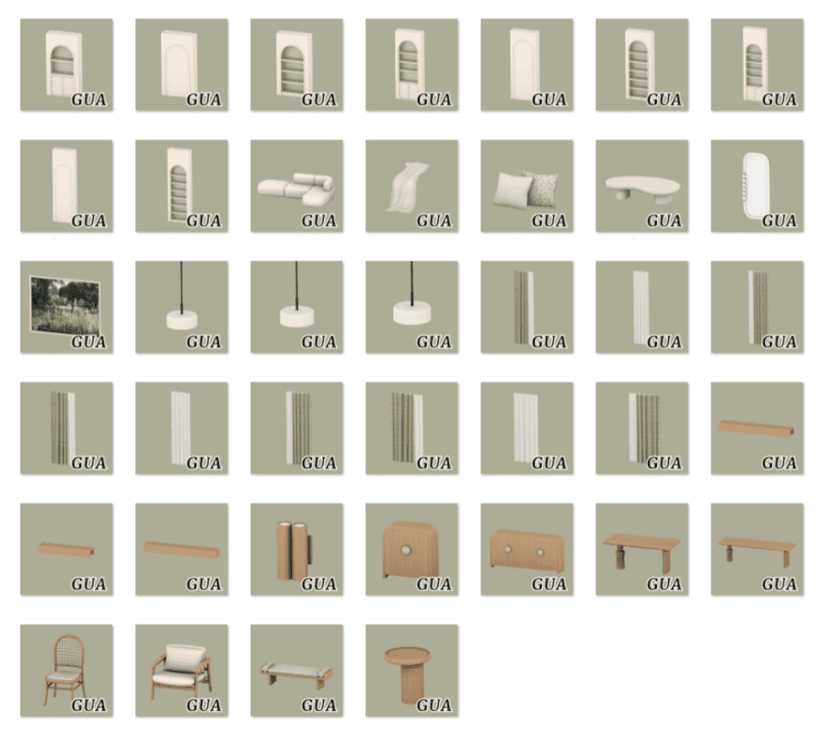 Мебельный набор Living+Dining Set APRICITY — кадр 2