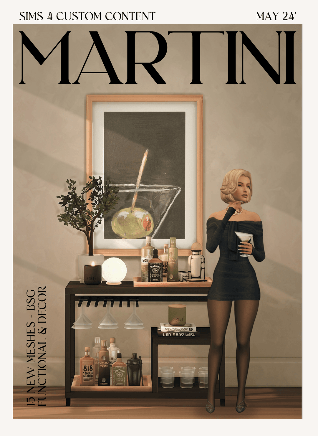 Скриншот мода Сет для барной зоны Martini