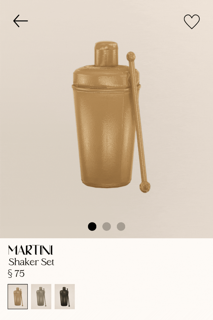 Сет для барной зоны Martini — кадр 10