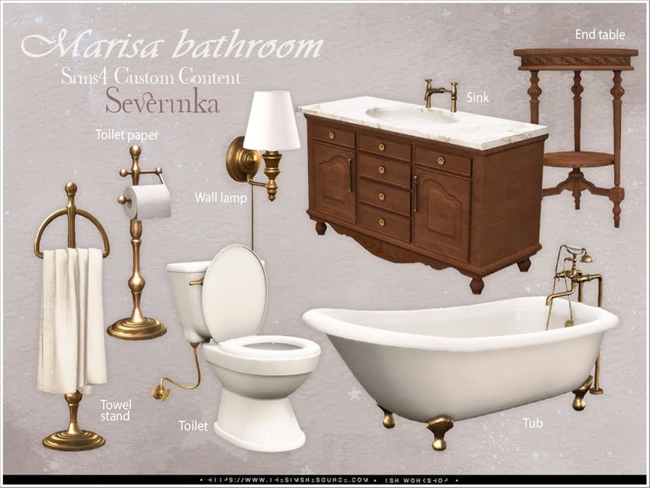 Набор для ванной Marisa bathroom — кадр 4