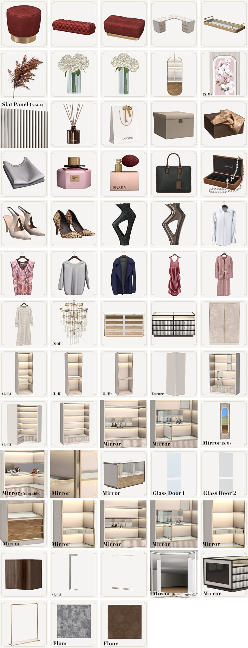 Набор для гардеробной Millionaire Quinn Walk in Closet — кадр 7