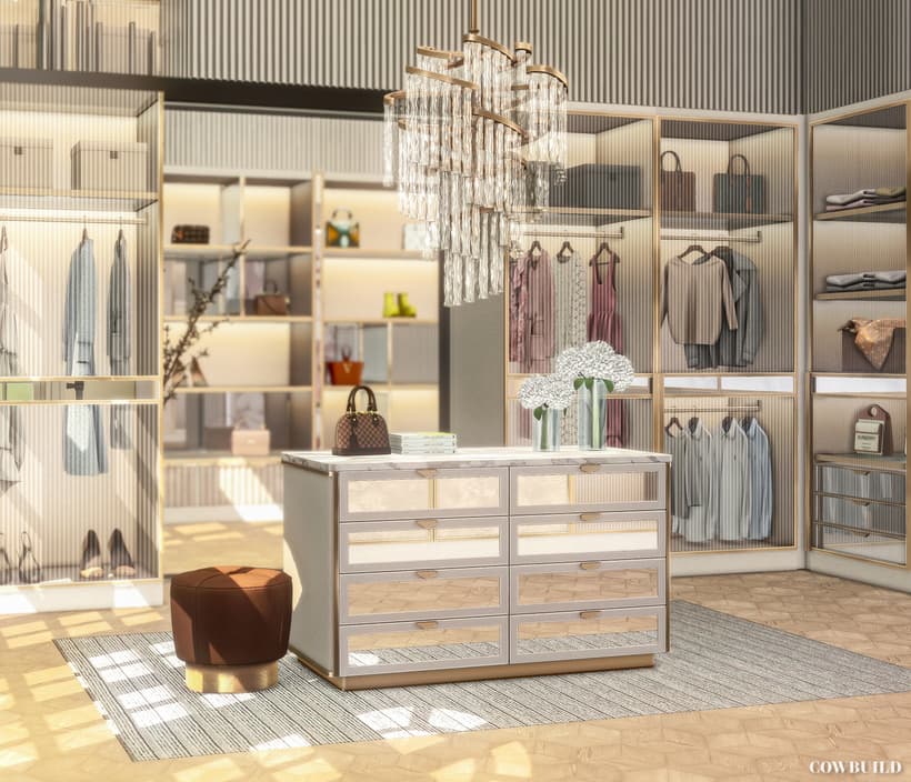 Набор для гардеробной Millionaire Quinn Walk in Closet
