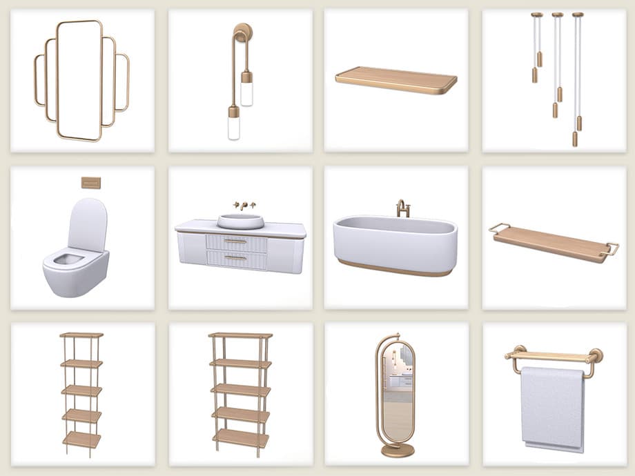 Сет для ванной Modern Bathroom — кадр 2