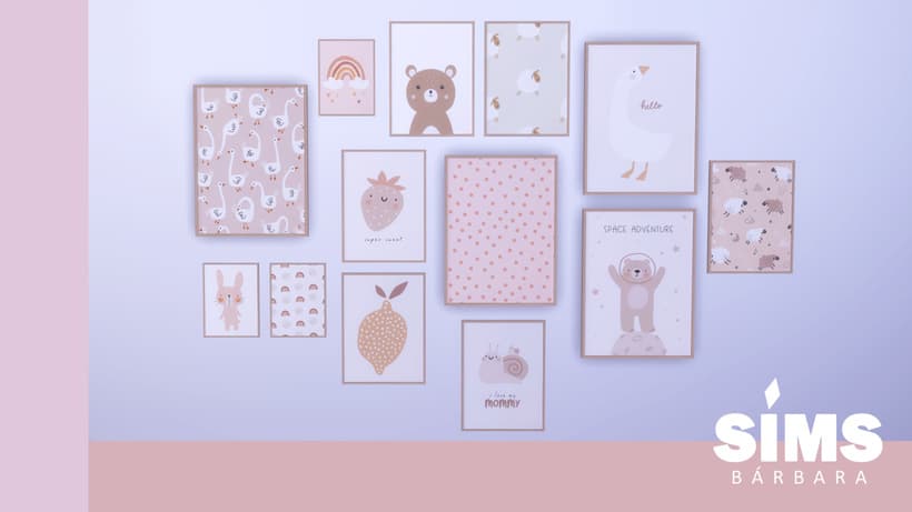 Картины Nursery Wall Decor Prints