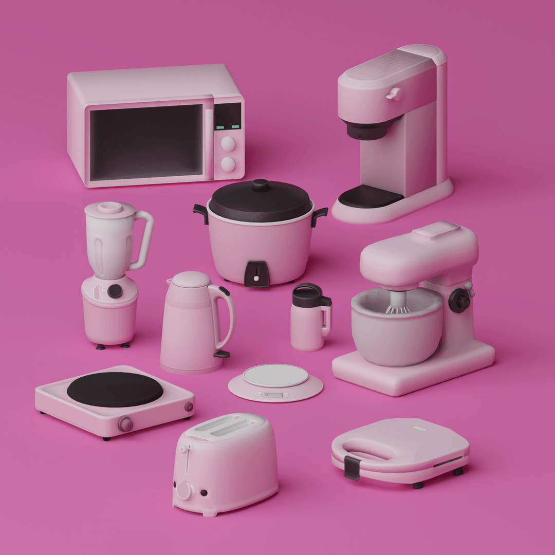 Кухонная техника Pink Millennial Kitchen Appliances