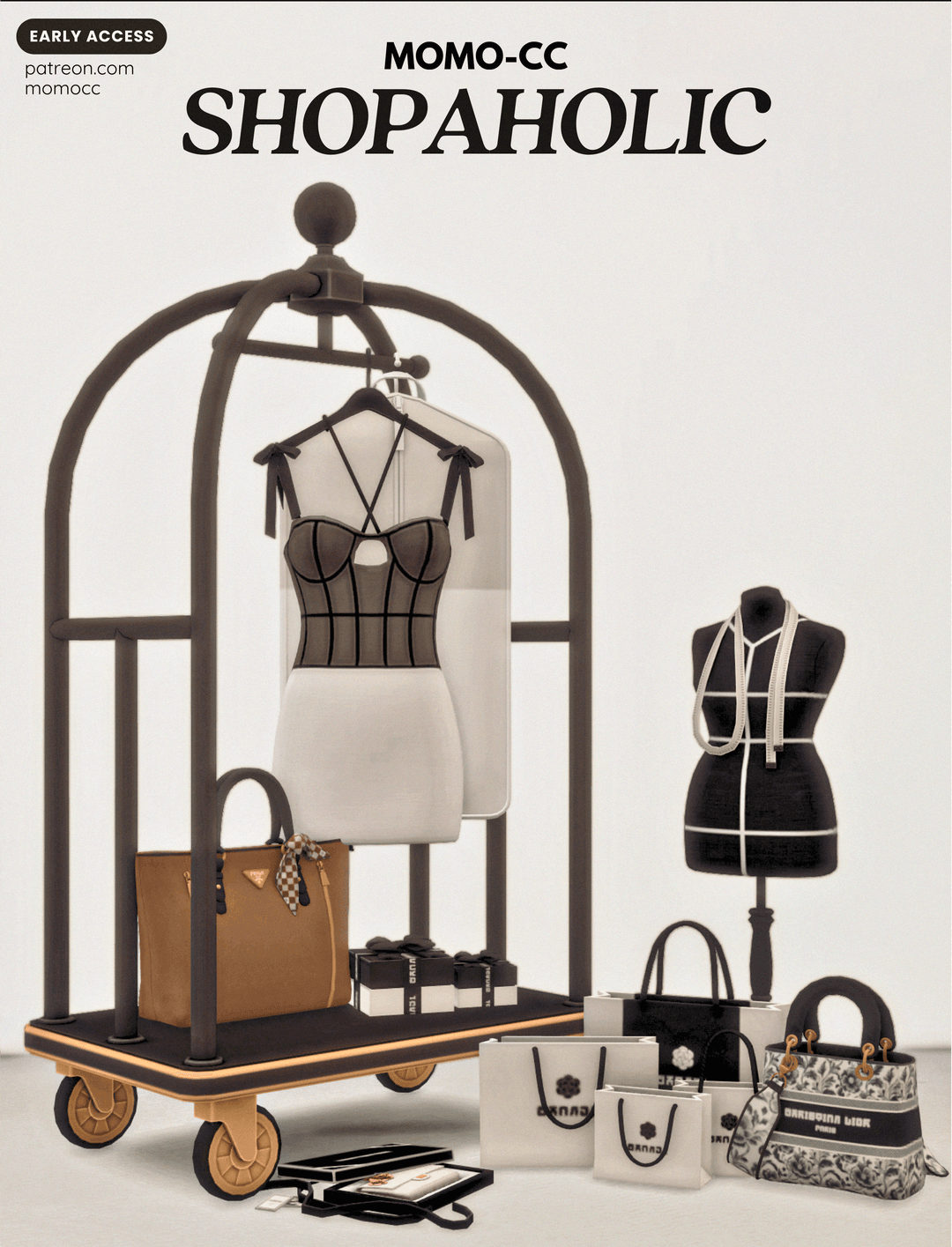 Скриншот мода Сет декора SHOPAHOLIC