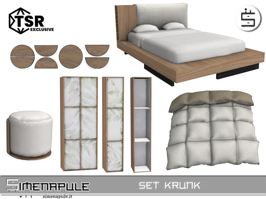 Набор для спальни Set Krunk — кадр 3