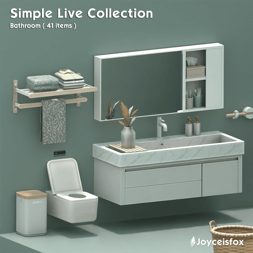 Набор для ванной комнаты Simple Live Collection №3 — кадр 3