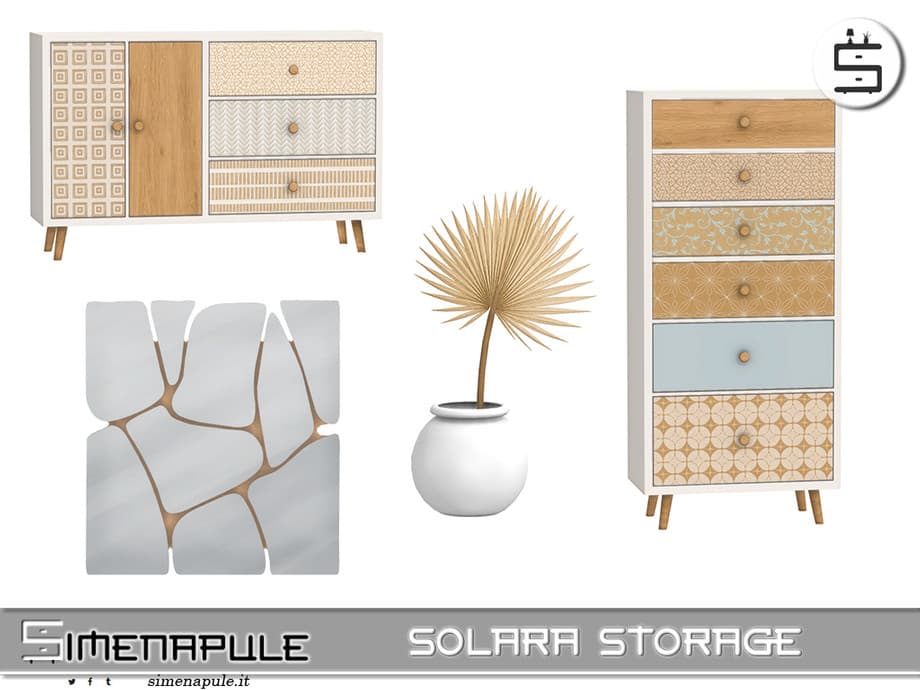 Набор мебели и декора Solara set — кадр 4