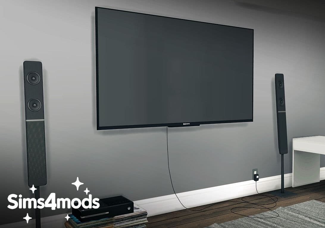 Скриншот мода Настенный телевизор Sony TV