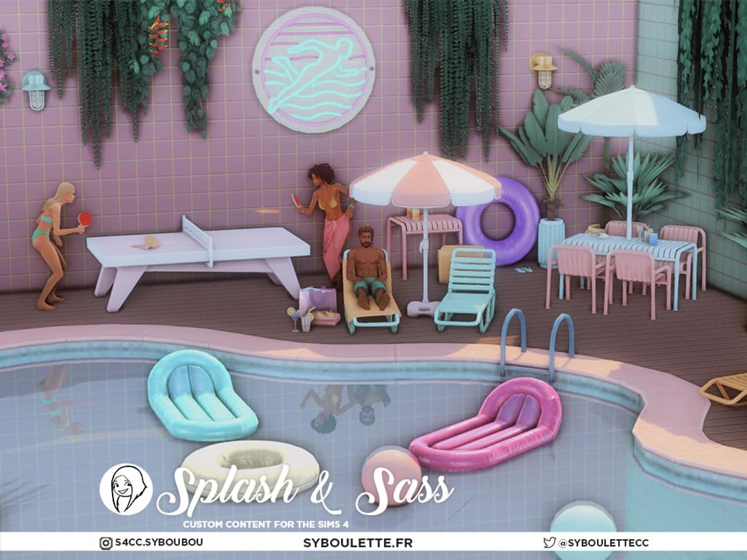 Набор для зоны бассейна Splash & Sass — кадр 4