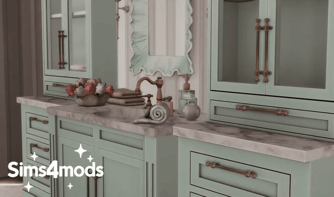 Сет мебели для ванной Summer in the Hamptons — кадр 3