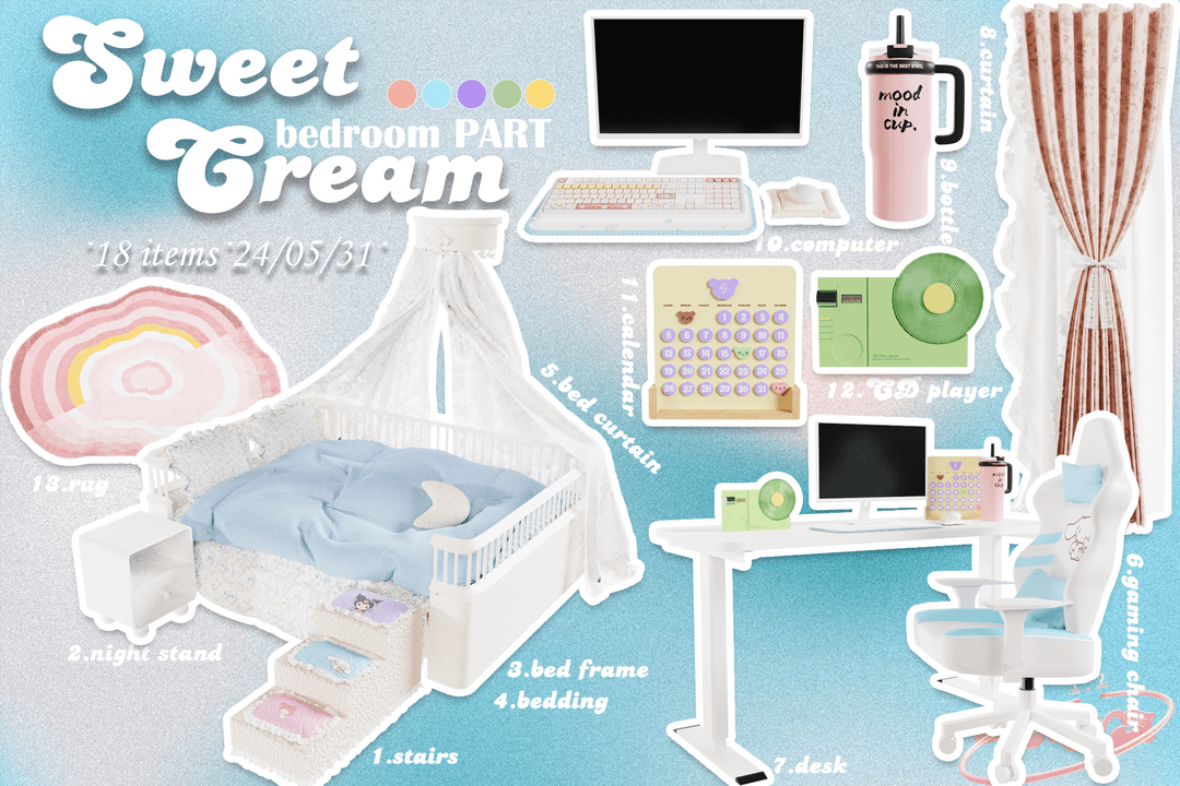 Набор для спальни Sweet Cream Set