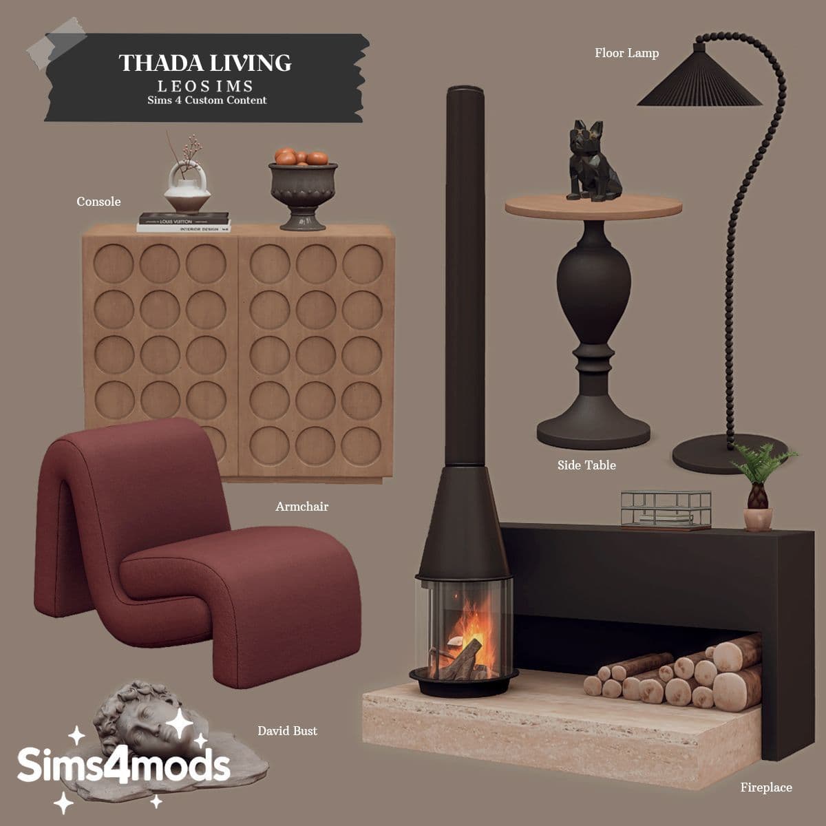 Скриншот мода Гостинная Thada Living