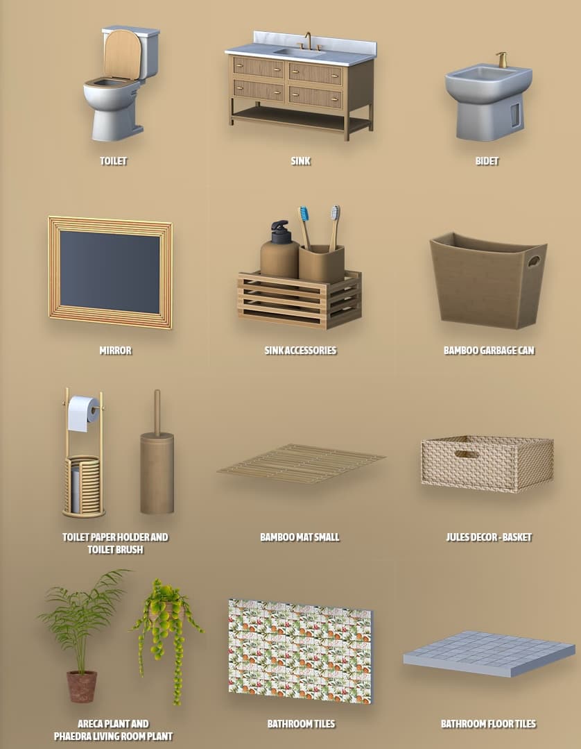 Сет для ванной The Bahamas Bathroom — кадр 4