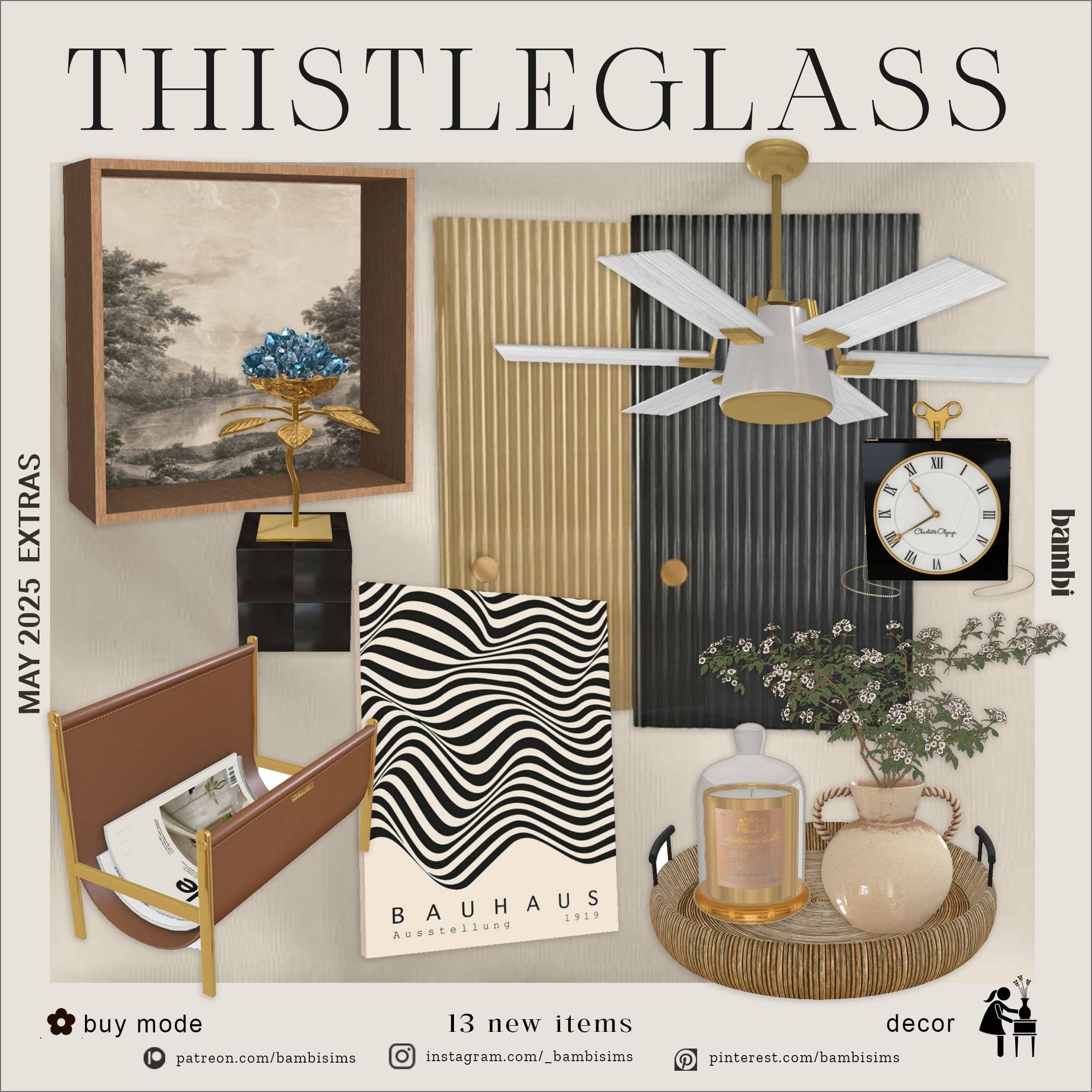 Набор для интерьера Thistleglass