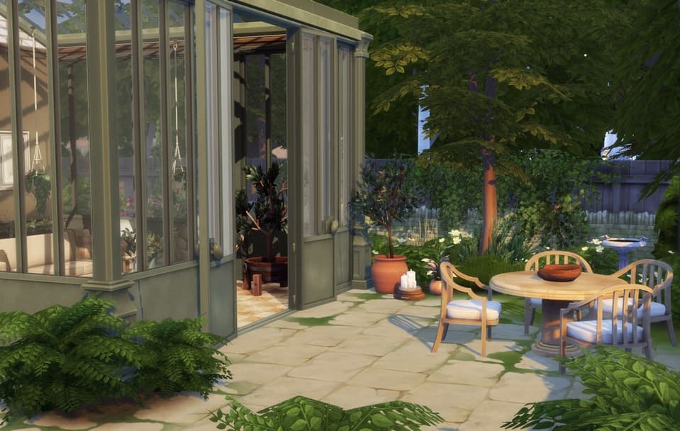 Набор мебели и декора для зимнего сада Winter Garden P.2
