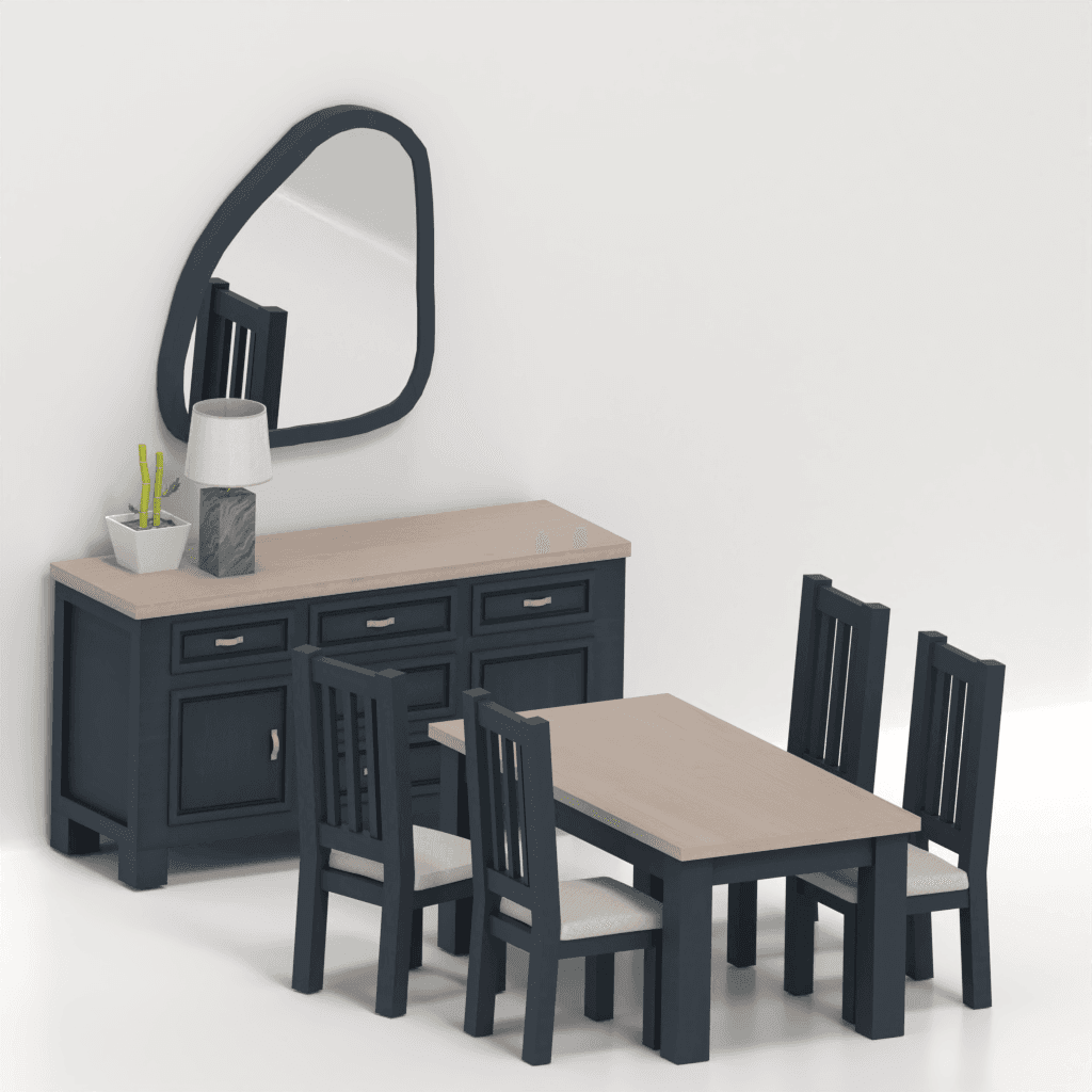 Галерея мода Набор для столовой Wooden Dining Room Set #2