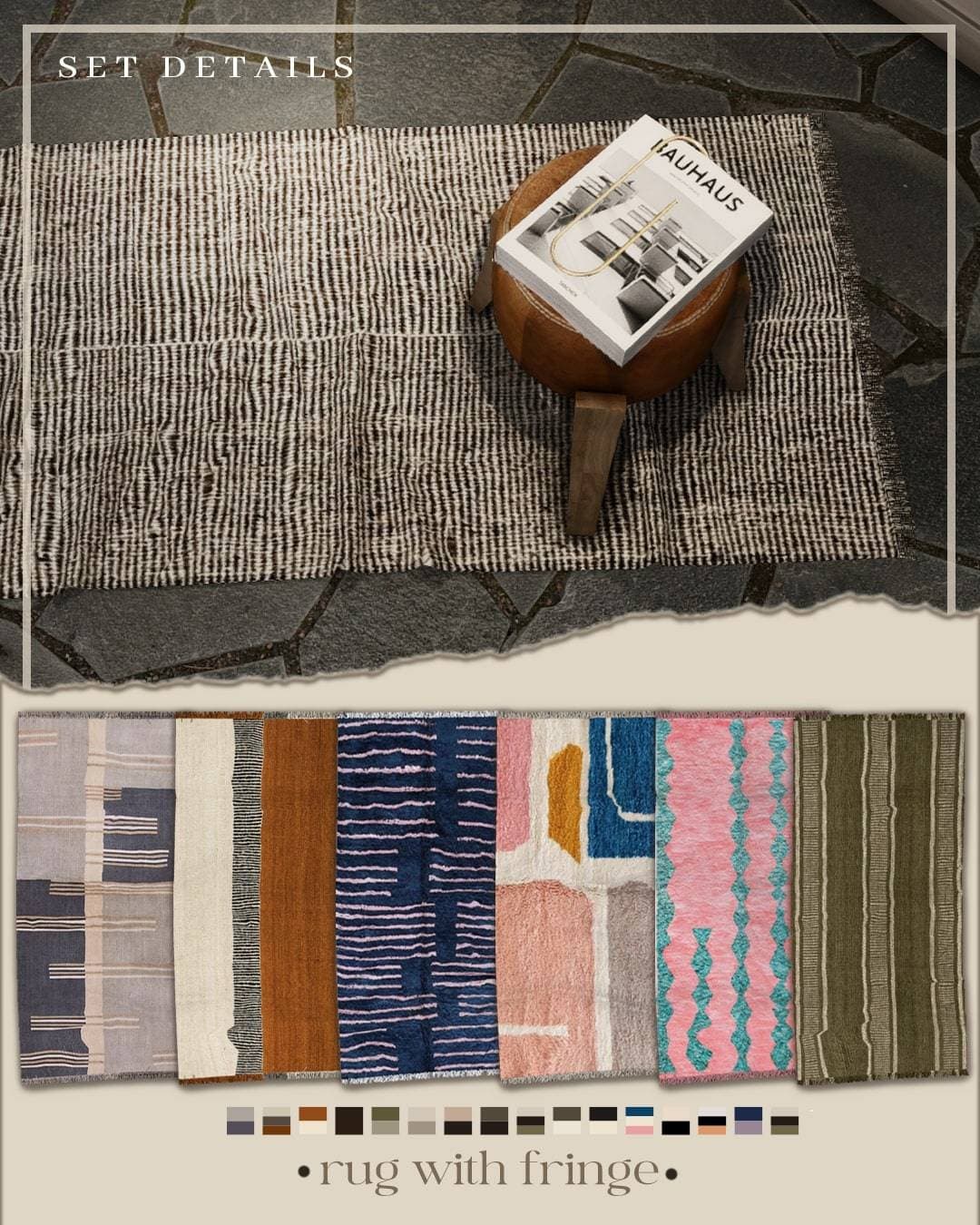 Галерея мода Сет ковров Charlotte #2