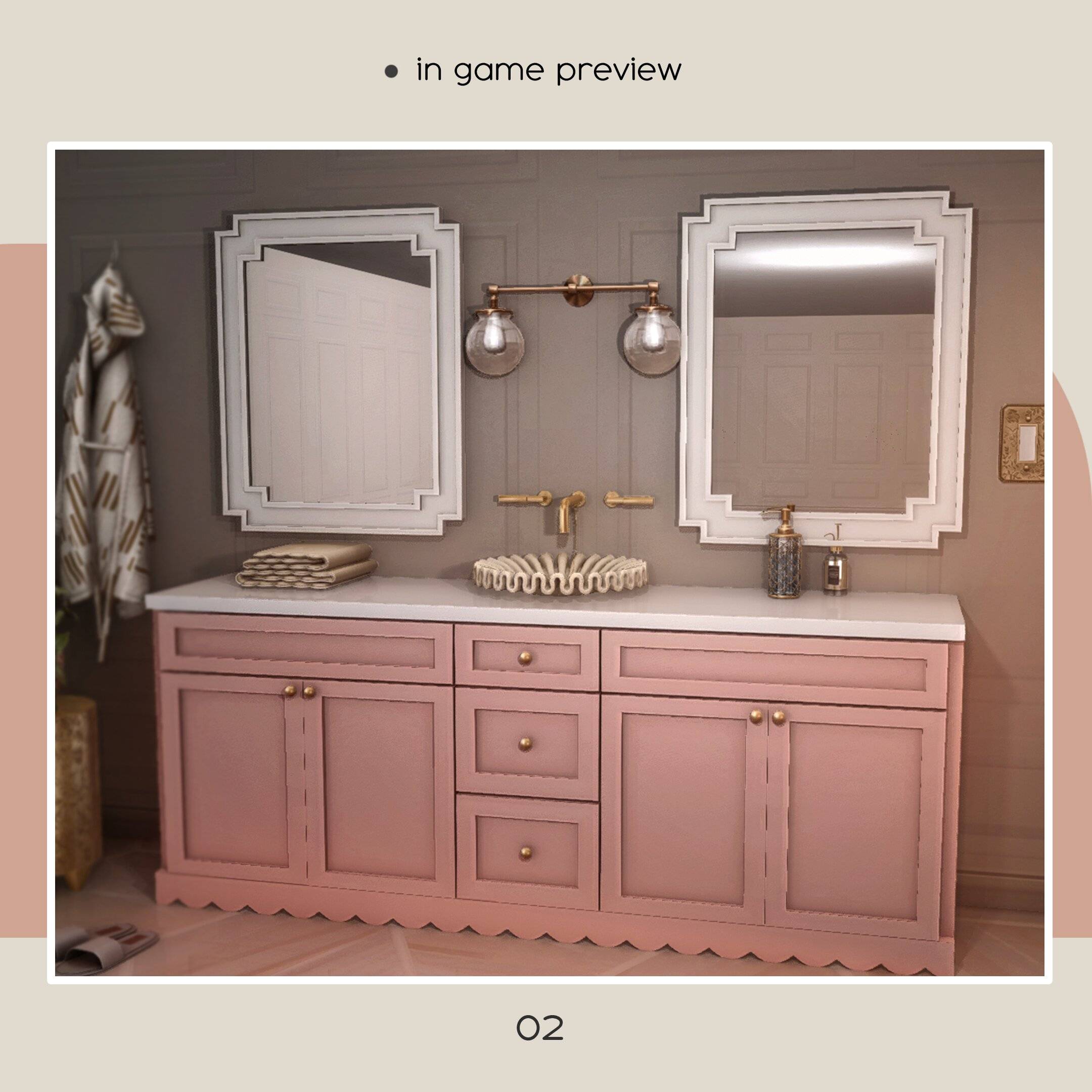 Набор для ванной Mila bathroom — кадр 3