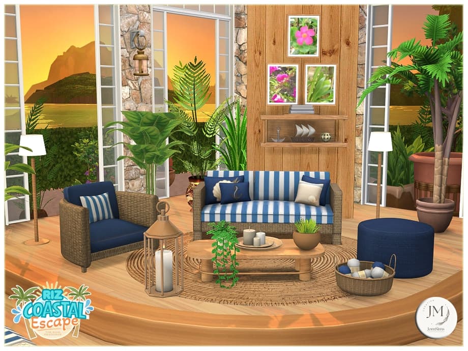Набор для спальни Riz coastal escape bedroom — кадр 3