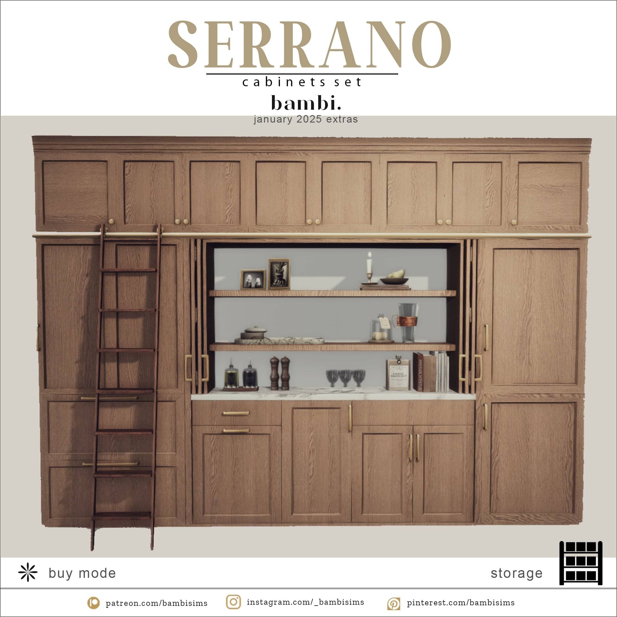 Шкаф Serrano Cabinets