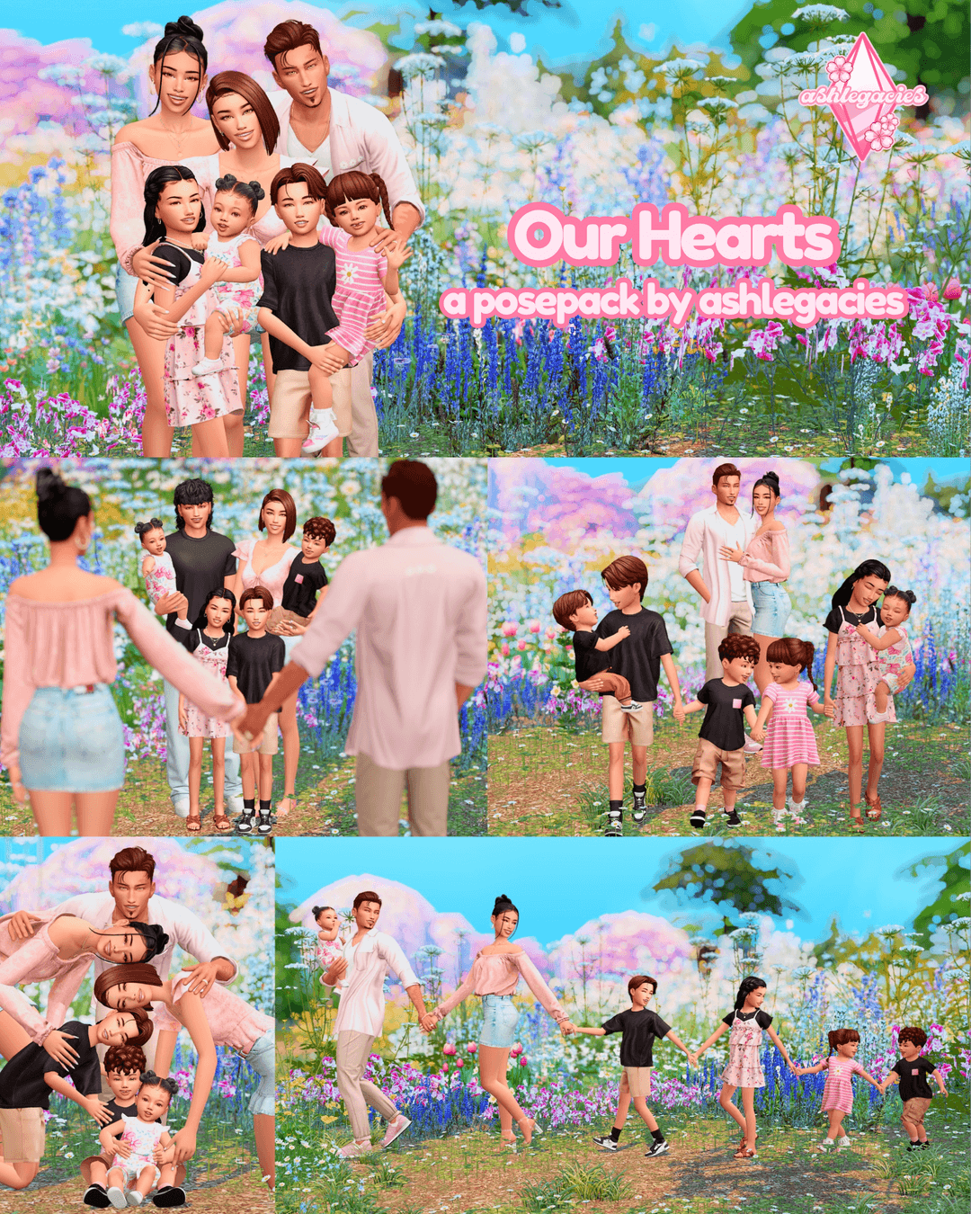 Пак поз Our Hearts — кадр 5