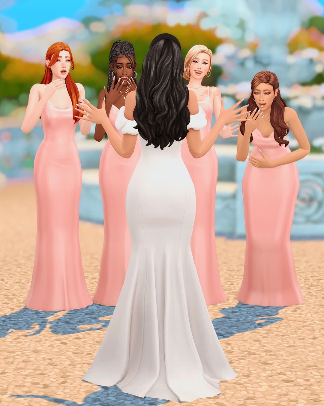 Позы Wedding Dress Reveal — кадр 2
